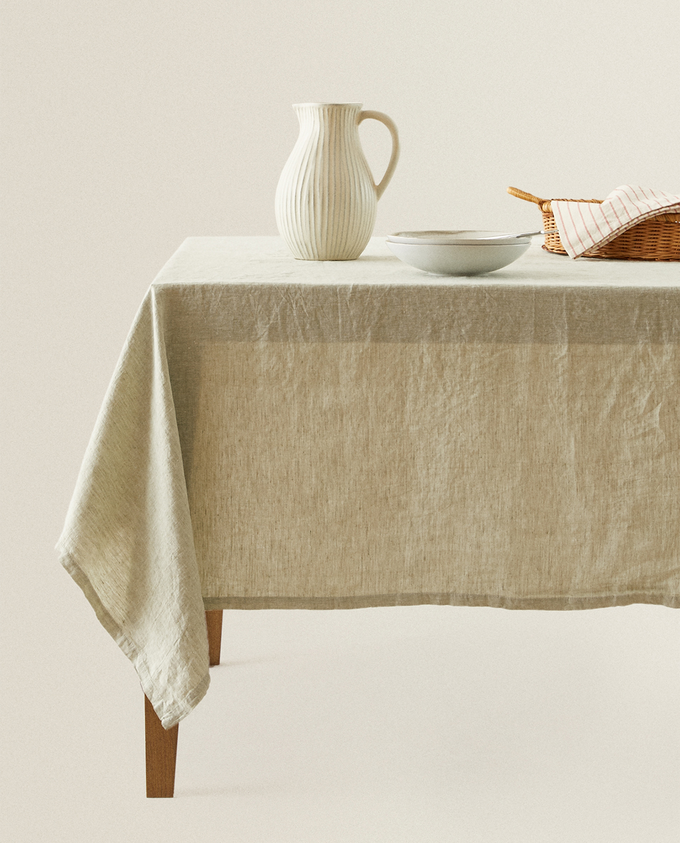 Linen Tablecloth See All Table Linen Dining Zara Home Indonesia