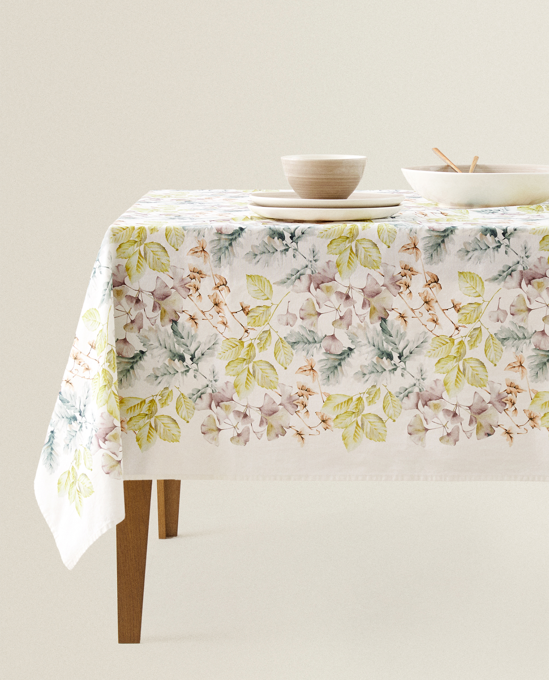 Leaf Print Tablecloth New In Kids Zara Home Switzerland