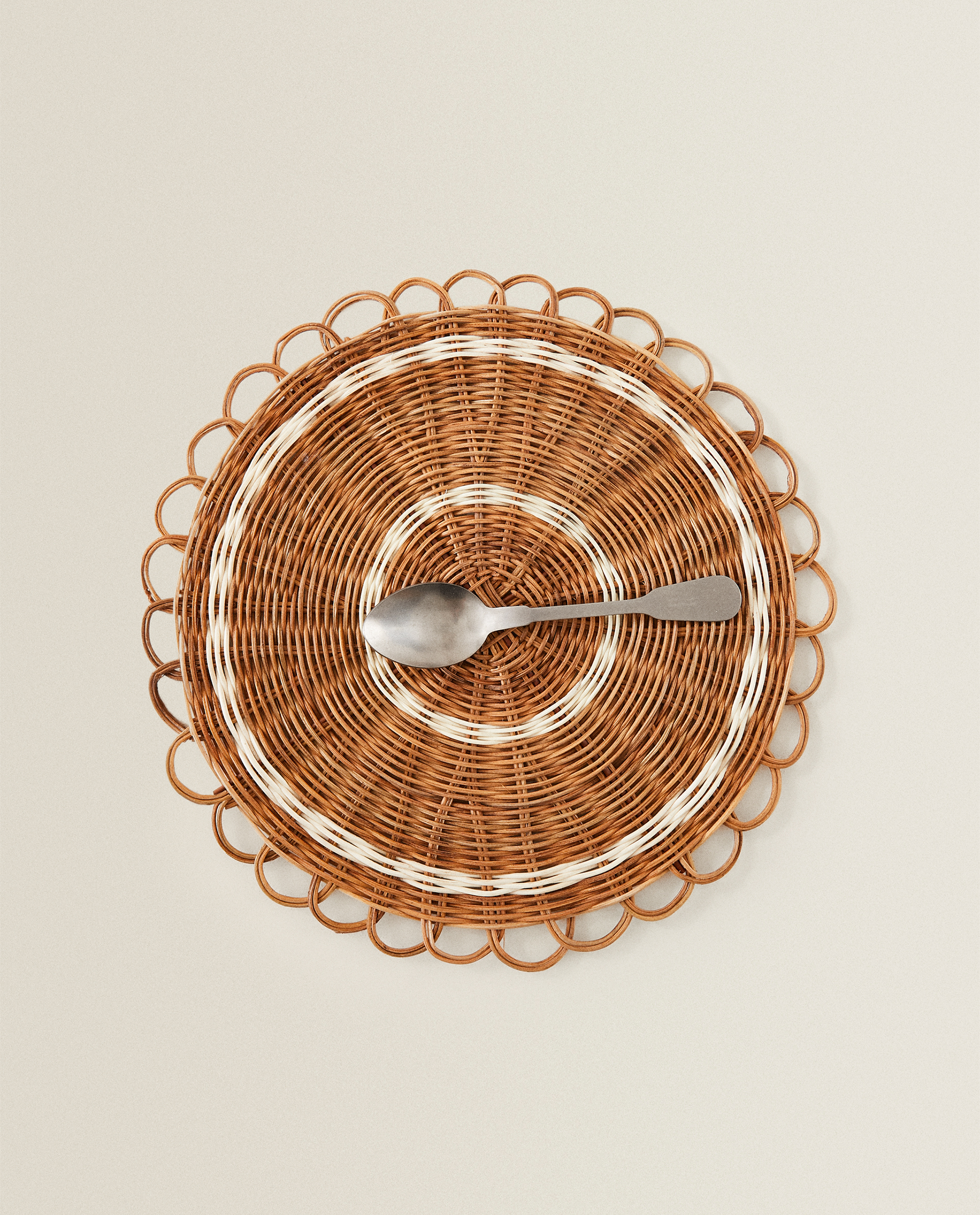 Rundes Tischset Aus Rattan Tischsets Tischwasche Esszimmer