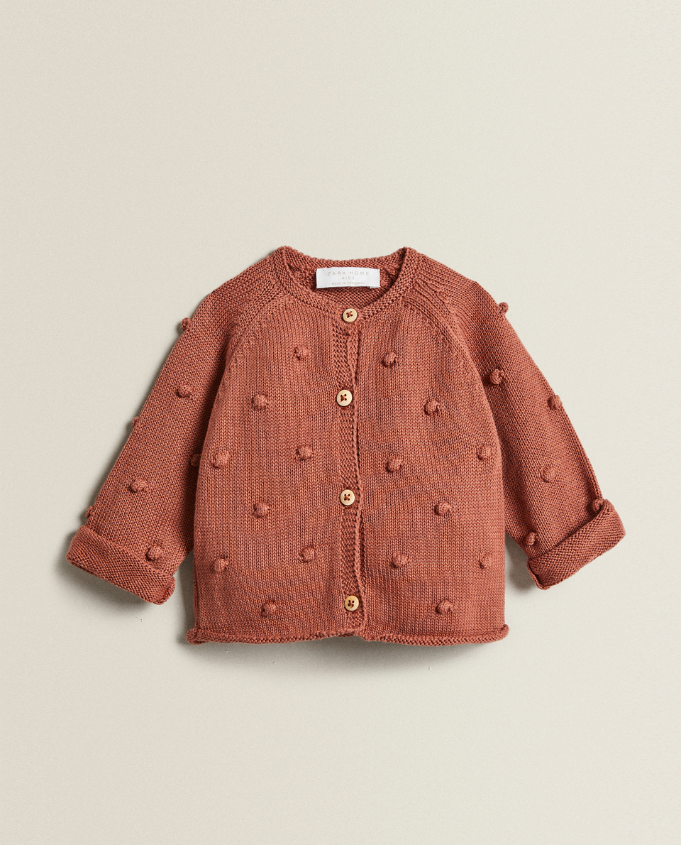 chunky bobble cardigan