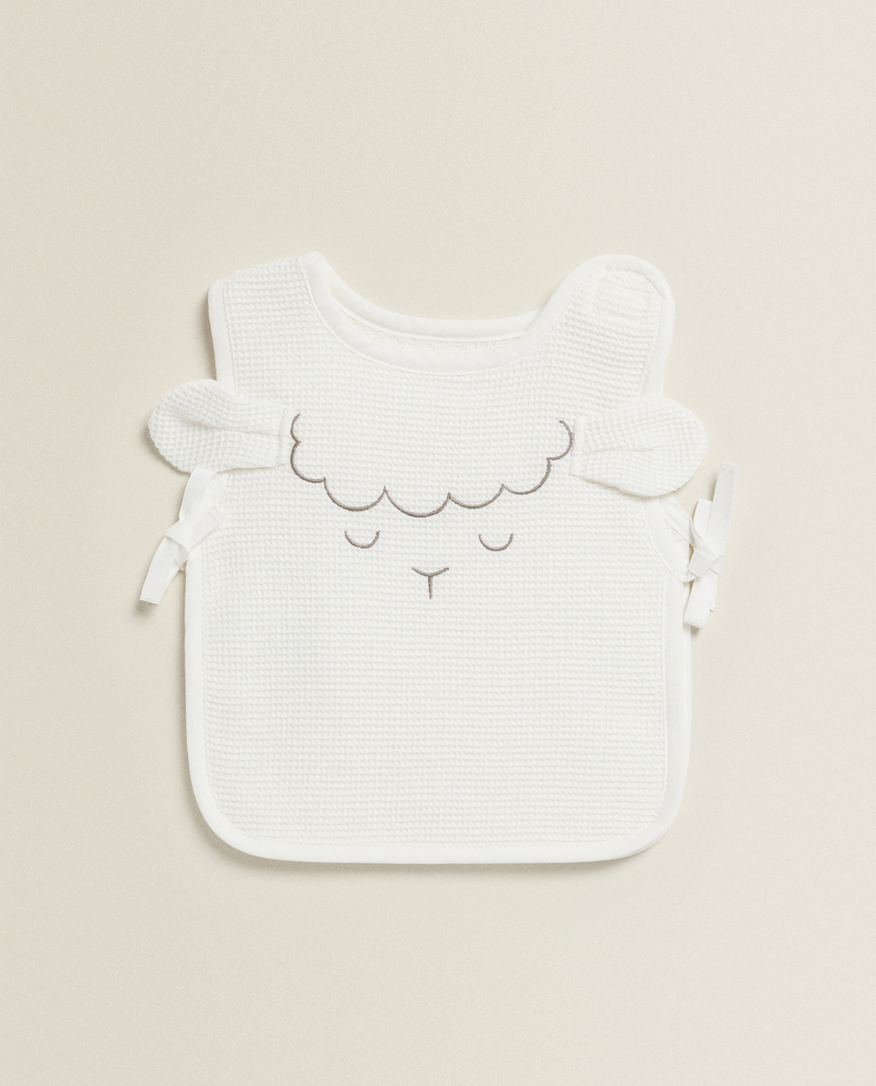 Sheep Cover All Bib Bibs And Bags Mealtime Kids Zara Home Turkiye Turkey