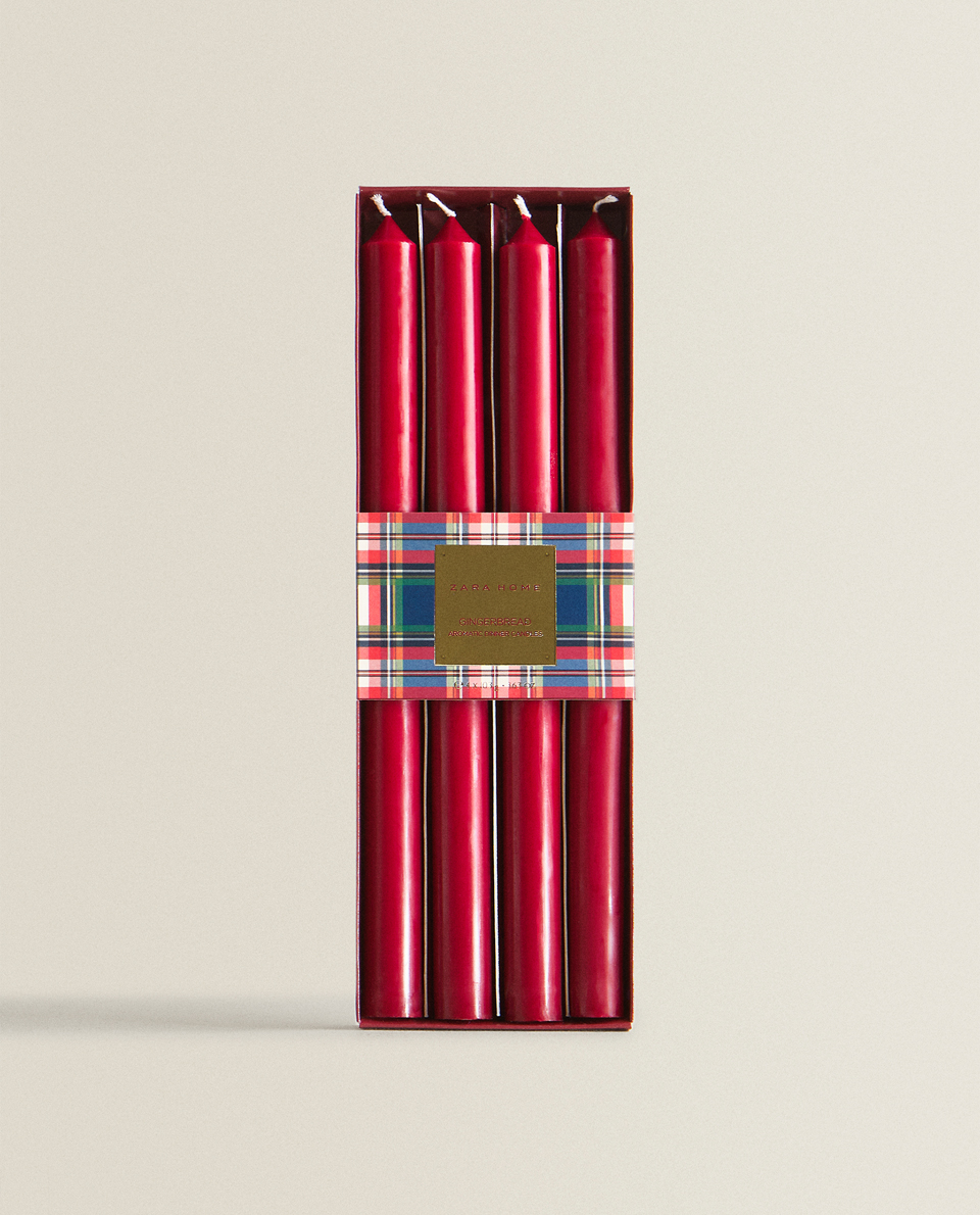 Gingerbread Candle Set Of 4 Bathroom Sale Zara Home