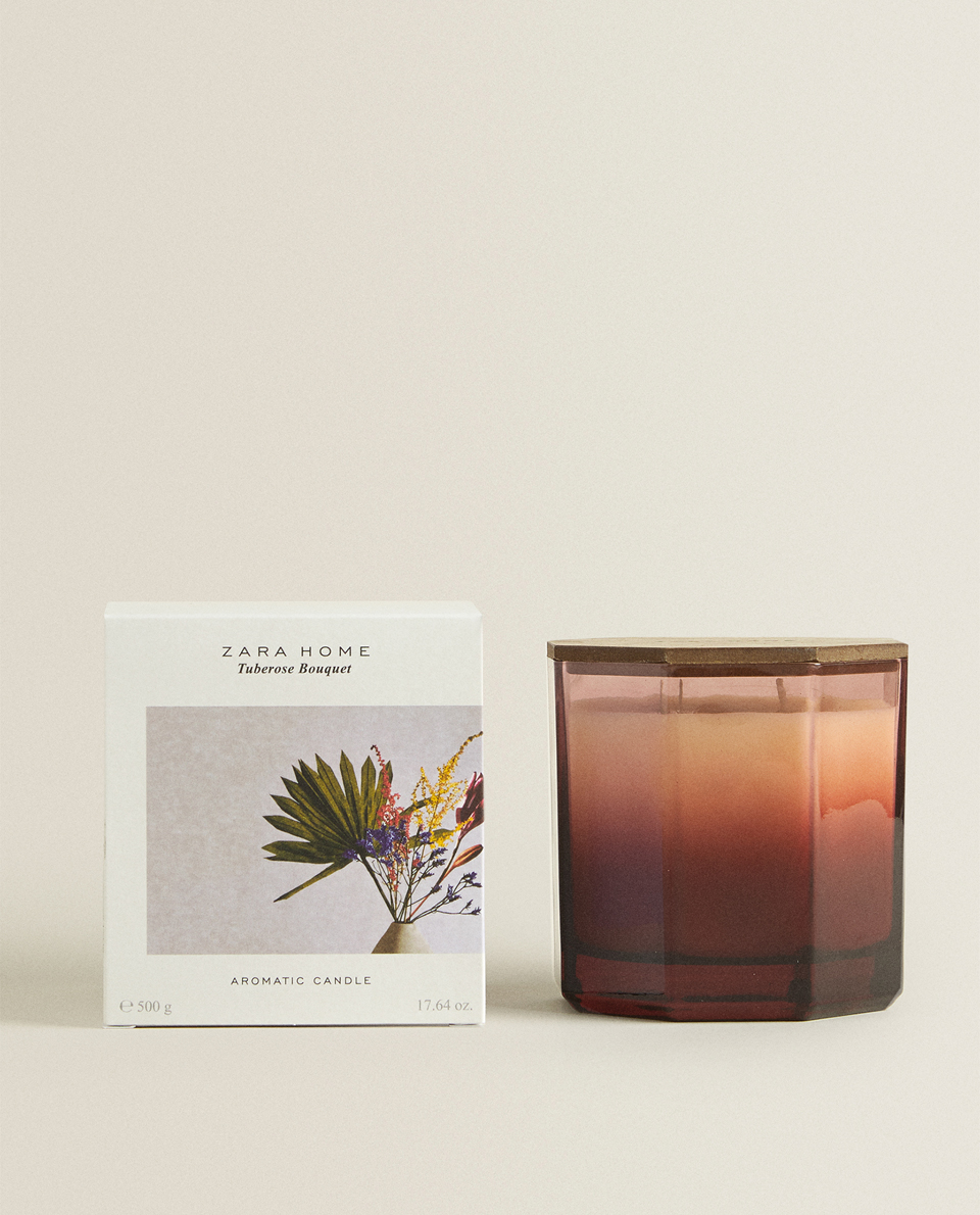 TUBEROSE BOUQUET SCENTED CANDLE (500 G 