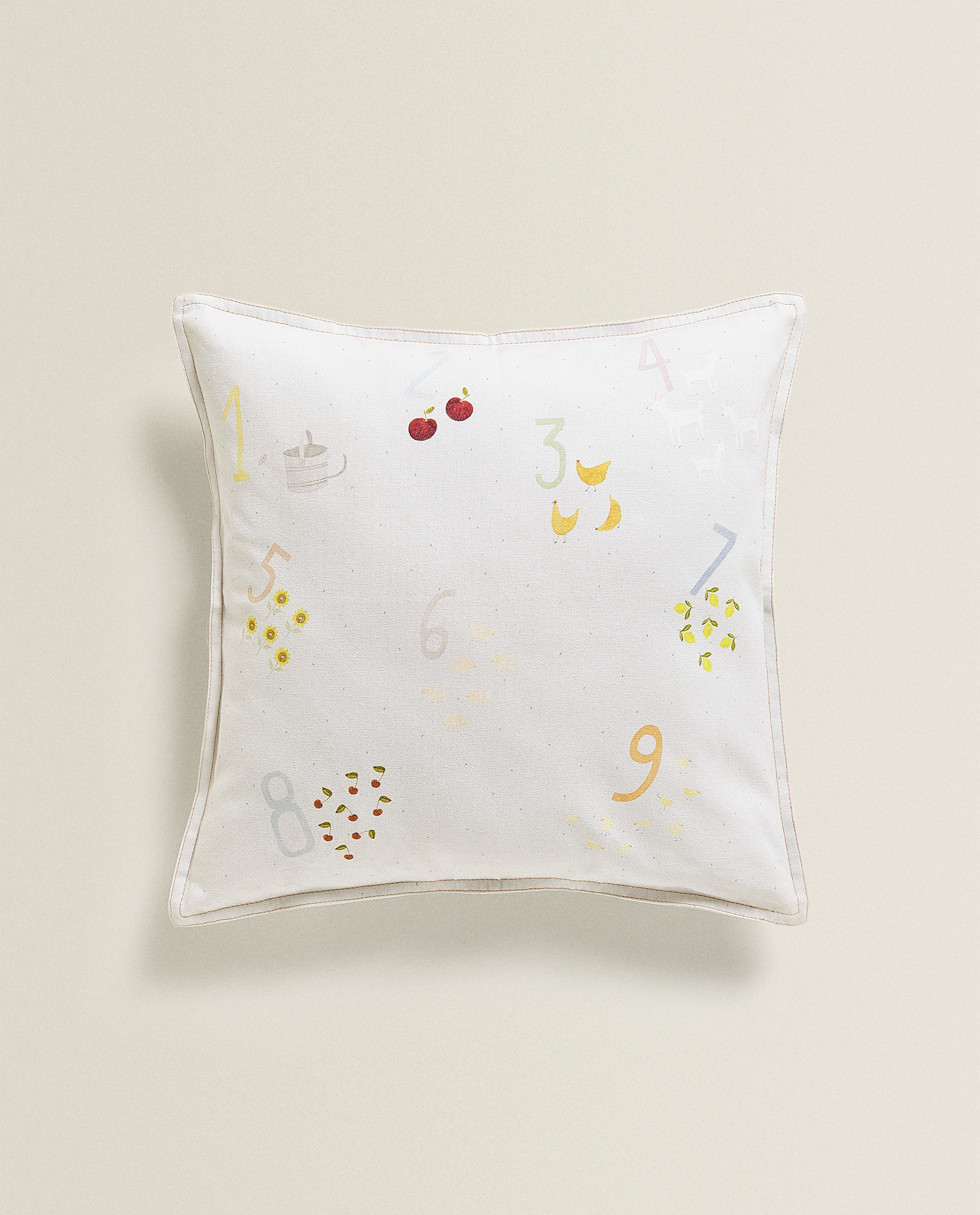 Federa Da Cuscino Con Numeri Cuscini Camera Bambini Zara Home Italia