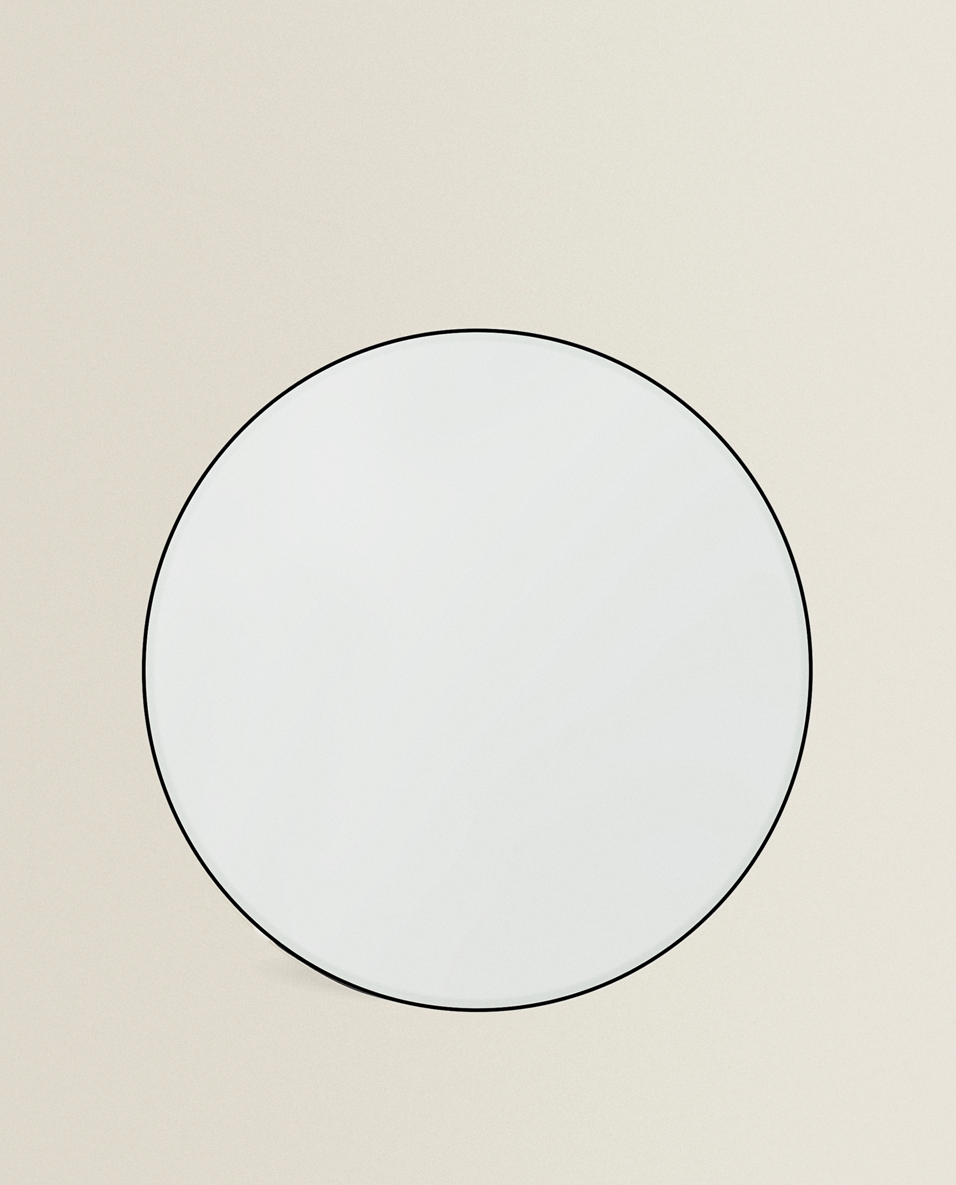 Round Mirror With Metal Frame