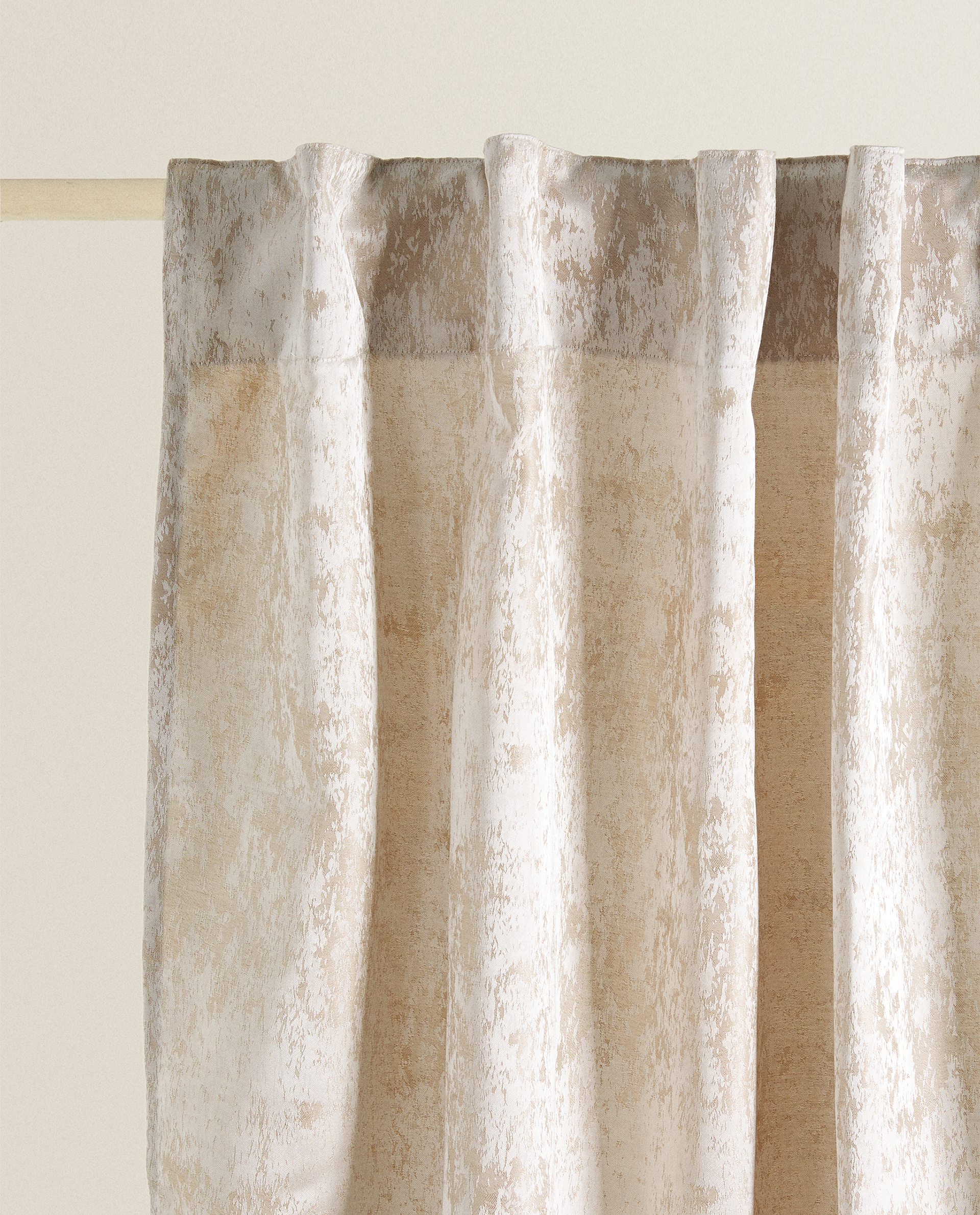 Cortina Efecto Envejecido Cortinas Salon Zara Home Espana
