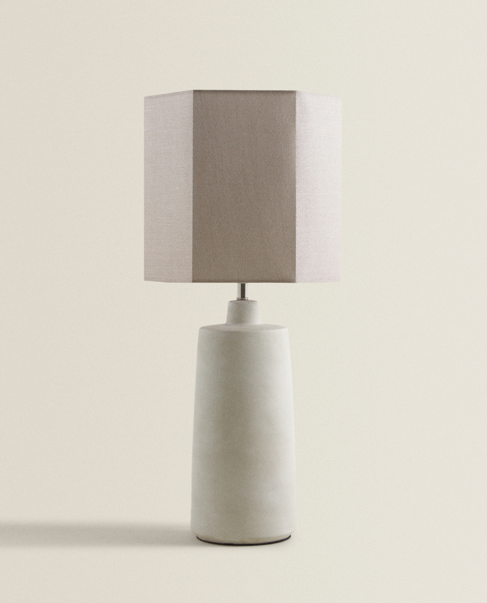 Lamp With Ceramic Base Zara Home Hungary