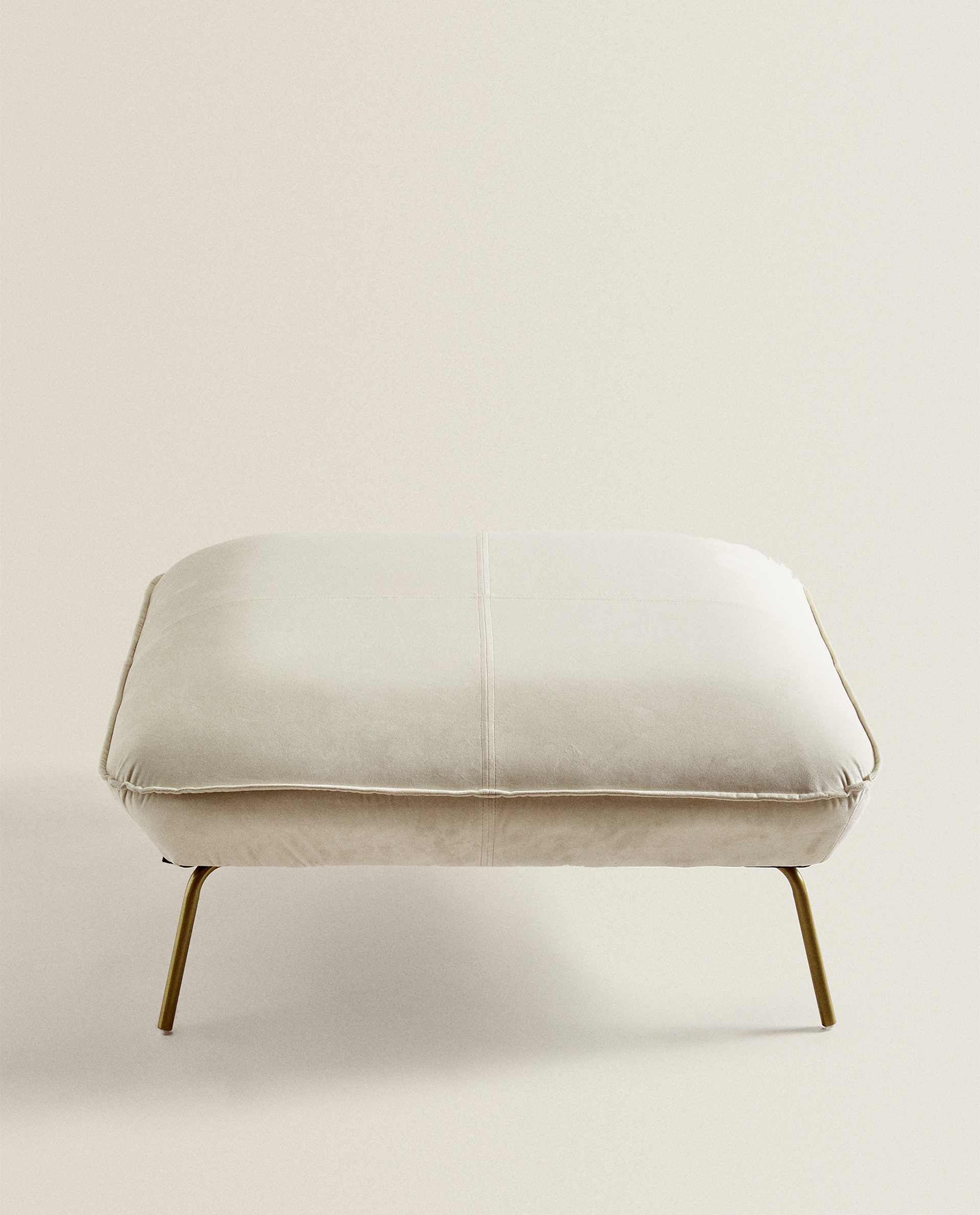 Upholstered Bench With Gold Legs Rugs Living Room Zara Home
