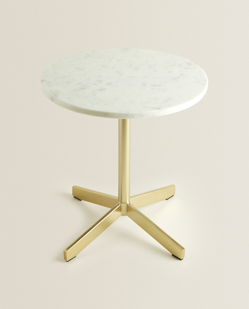 Table Ronde Marbre Parfums Chambre Zara Home France