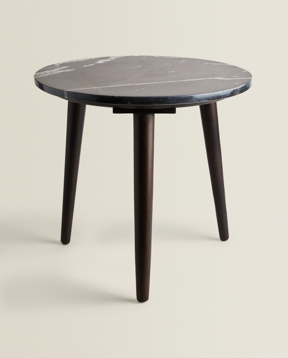 Table D Appoint En Marbre Cadres Photo Salon Zara Home France