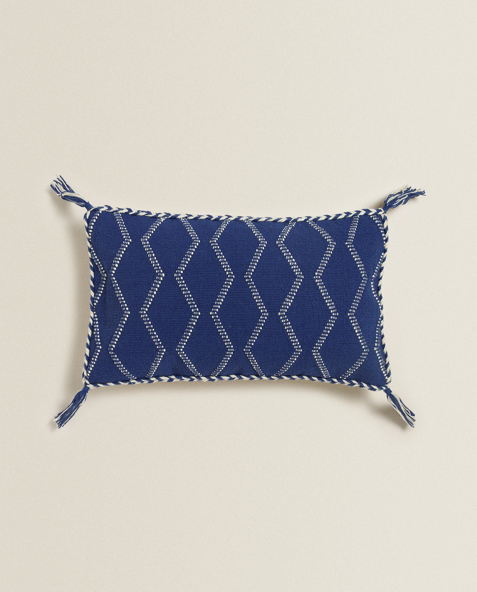 Zigzag Throw Pillow Throw Pillows Living Room Zara Home