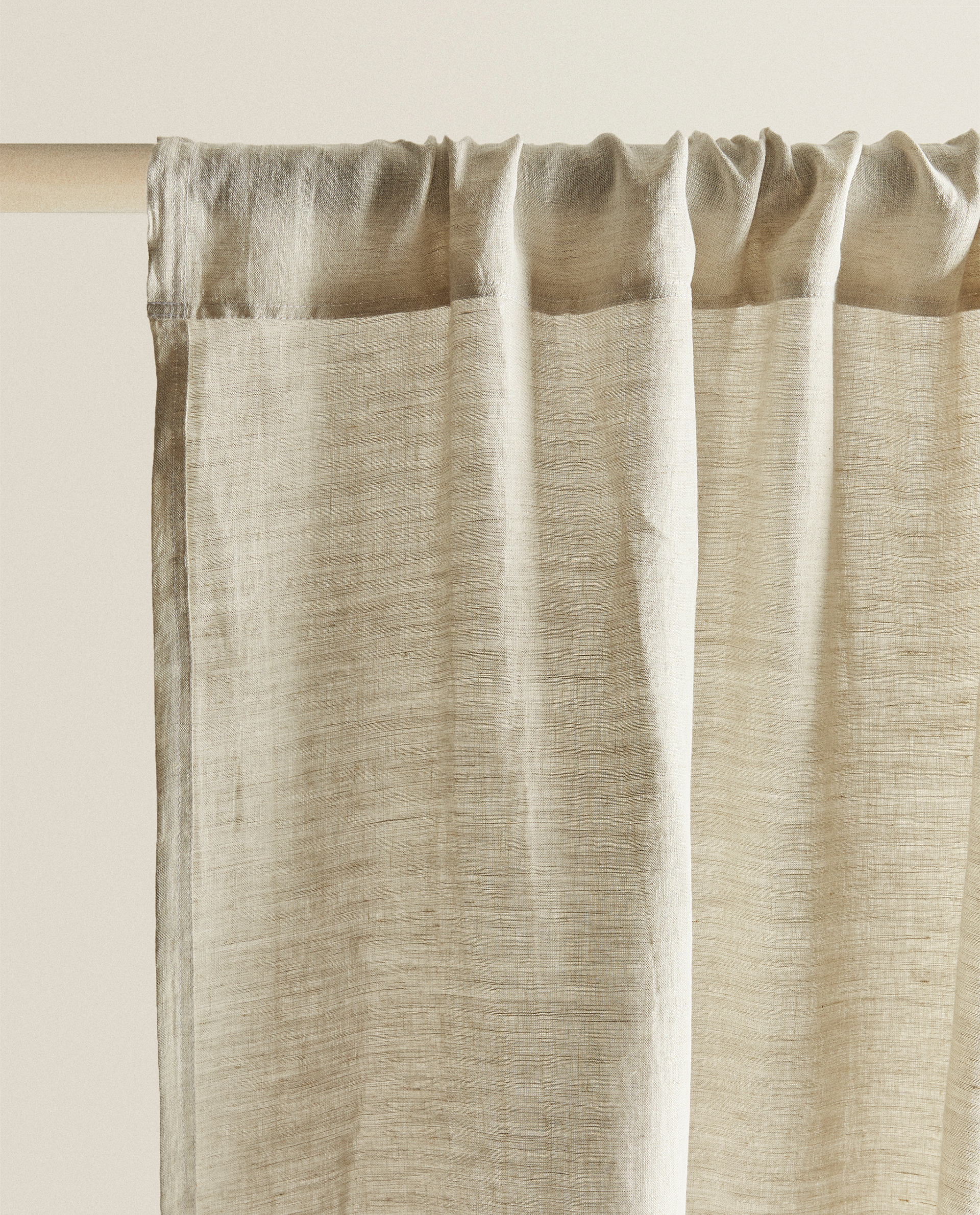 Cortina Lino Lavado Cortinas Salon Zara Home Espana