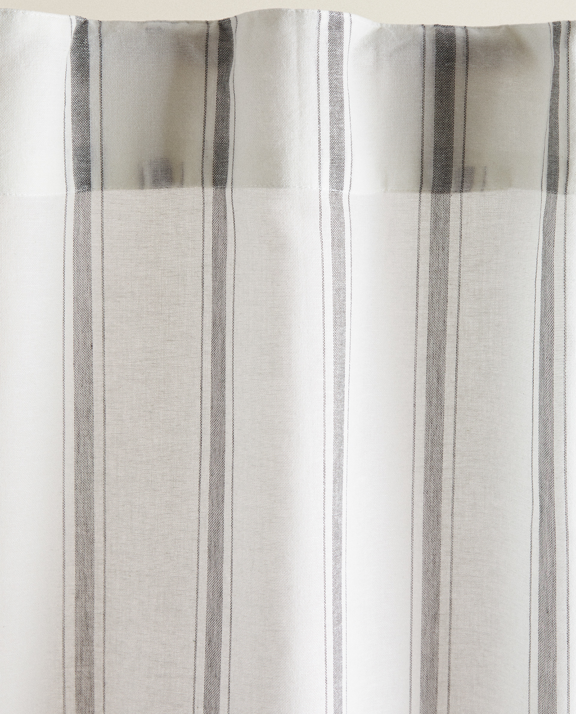 Striped Cotton Curtain Bedroom Zara Home United Kingdom