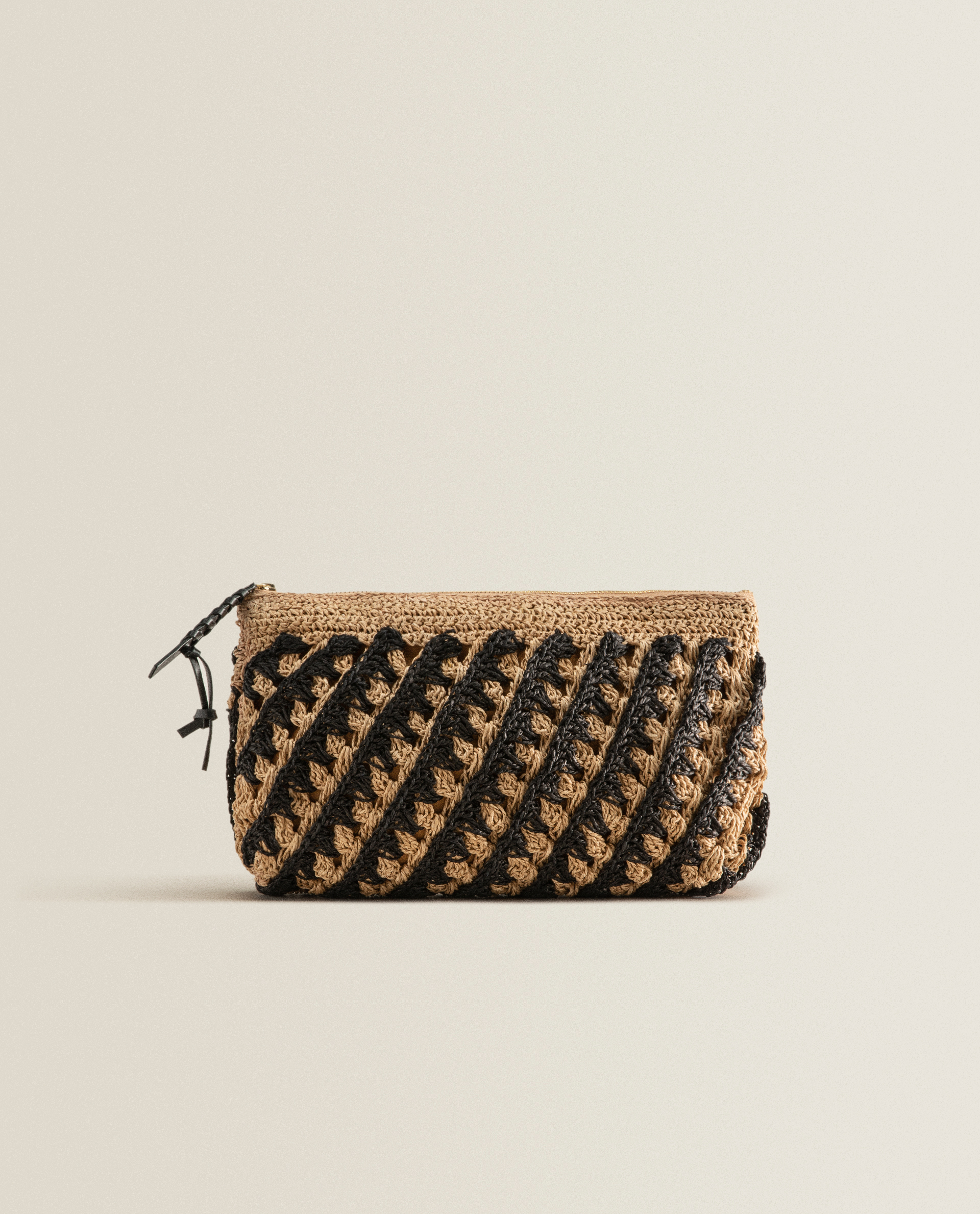 pochette leopard zara