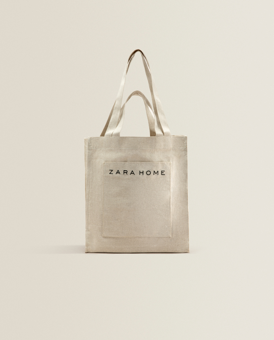 zara tote bag canvas