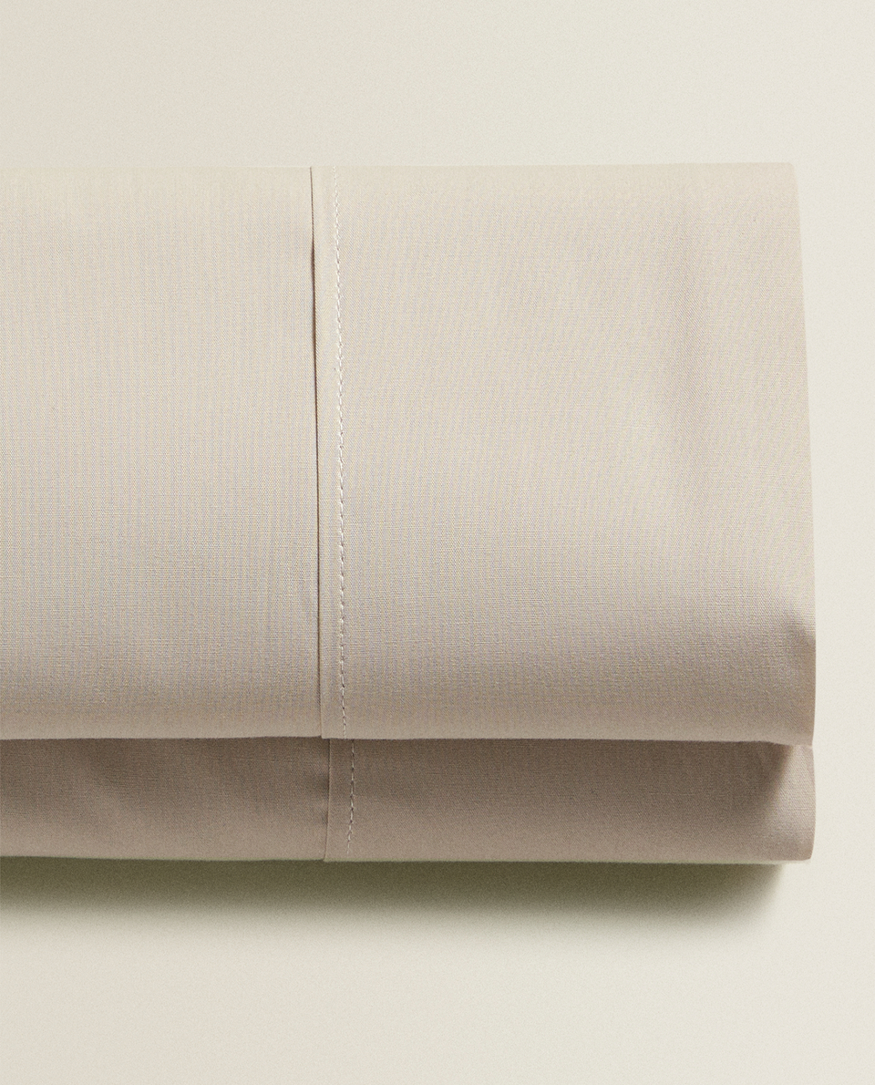 コットンパーケル フラットスシーツ （スレッドカウント180）