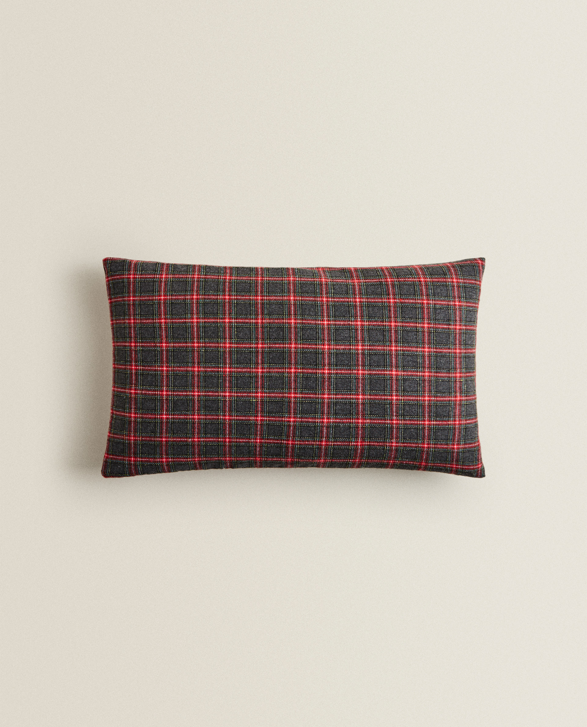 red check pillows
