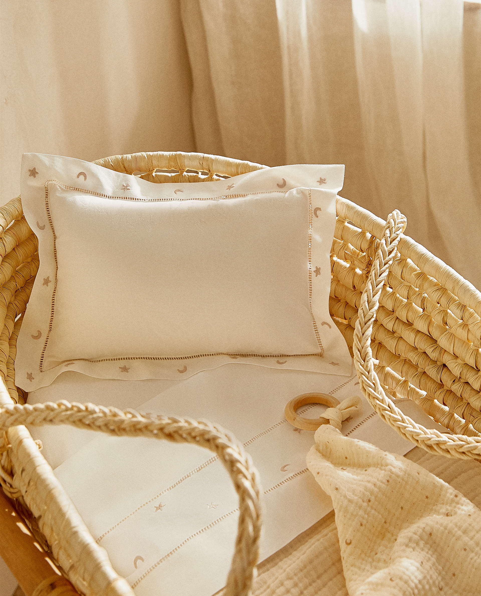 moses basket sheet set