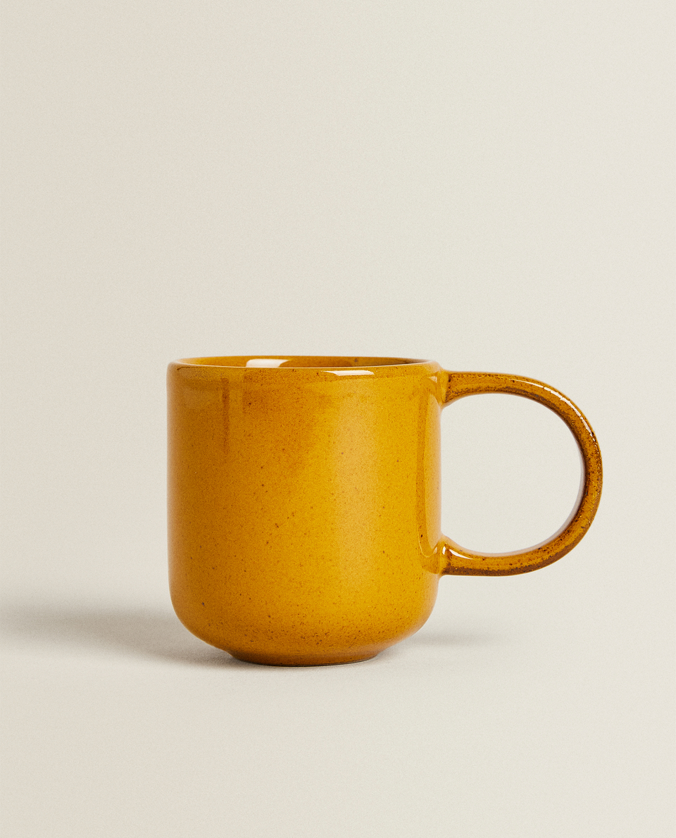 STONEWARE COFFEE CUP