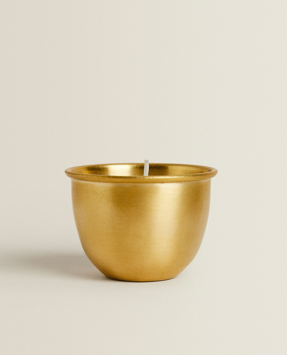 GOLDEN METAL CANDLE