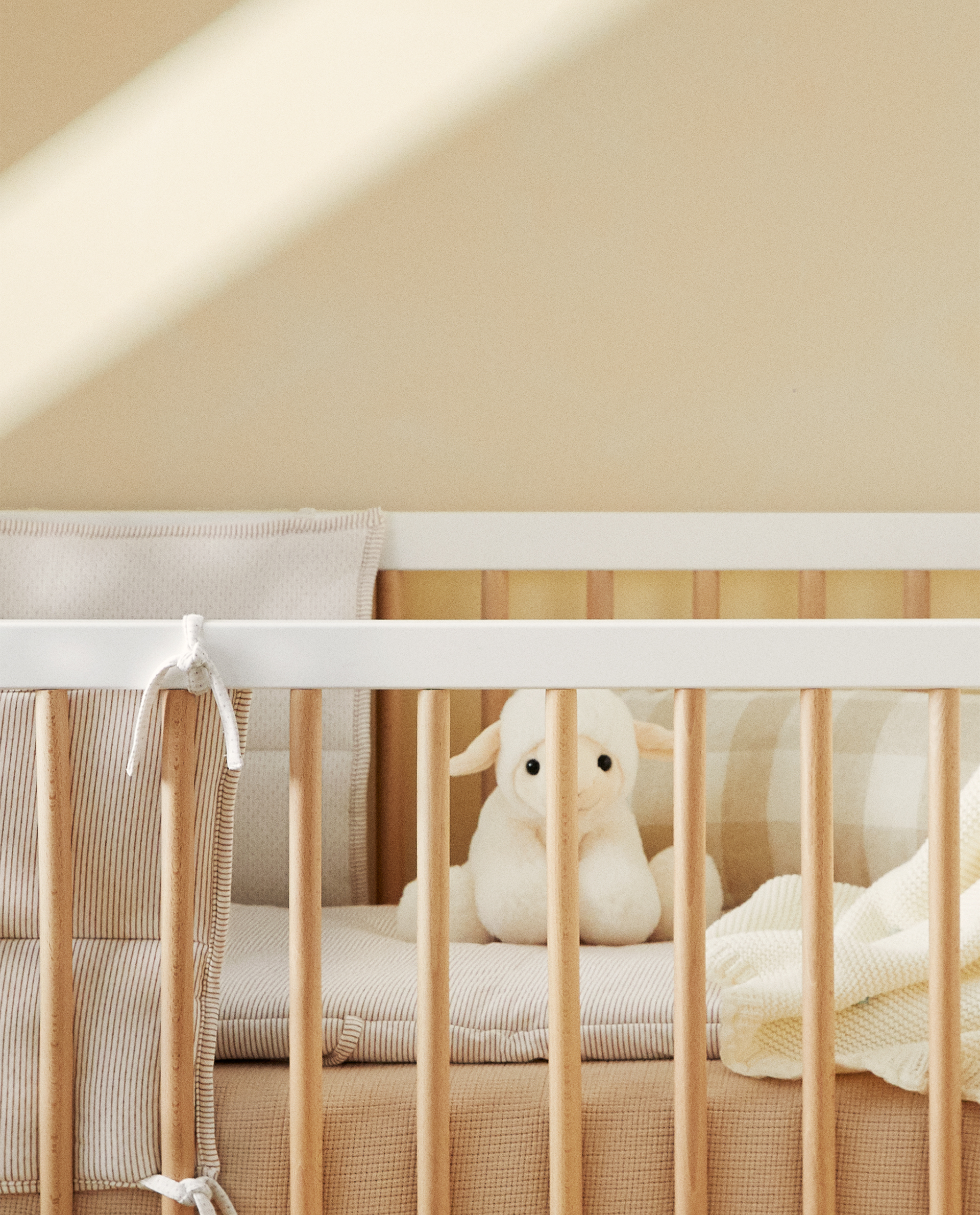 Housse Tour De Lit Jersey Rayures Lits Bebe Et Berceaux Chambre Enfants Zara Home Belgie Belgique