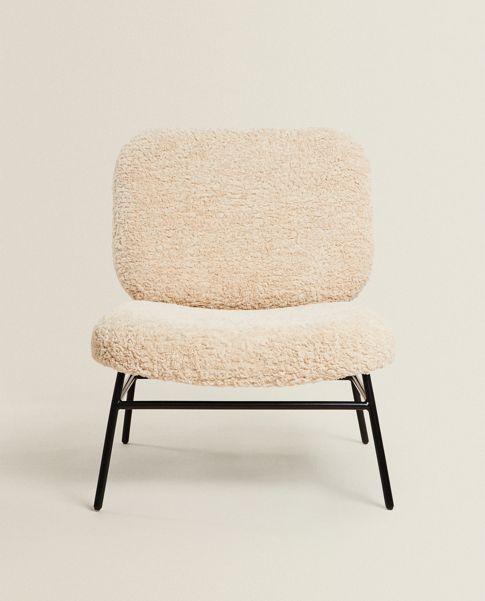 Zara Home Faux Shearling Chair