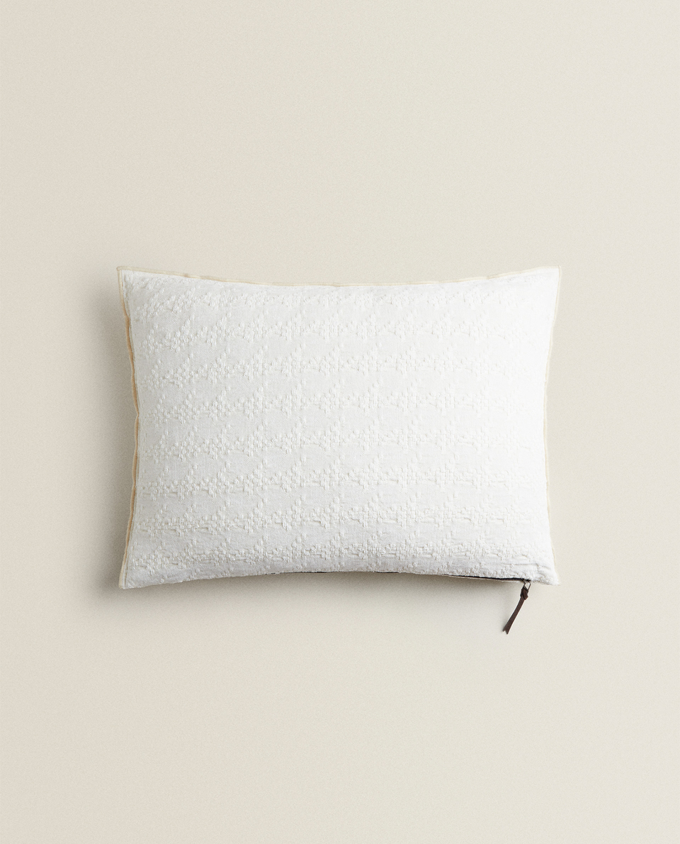 Topfinel Lot de 2 Housse de Coussin 40x60cm Décoratif Canapé en Chenille Housses Coussin Decoration Chambre Carré Couleur Uni pour Chaise,Voiture,Bureau Gris Clair