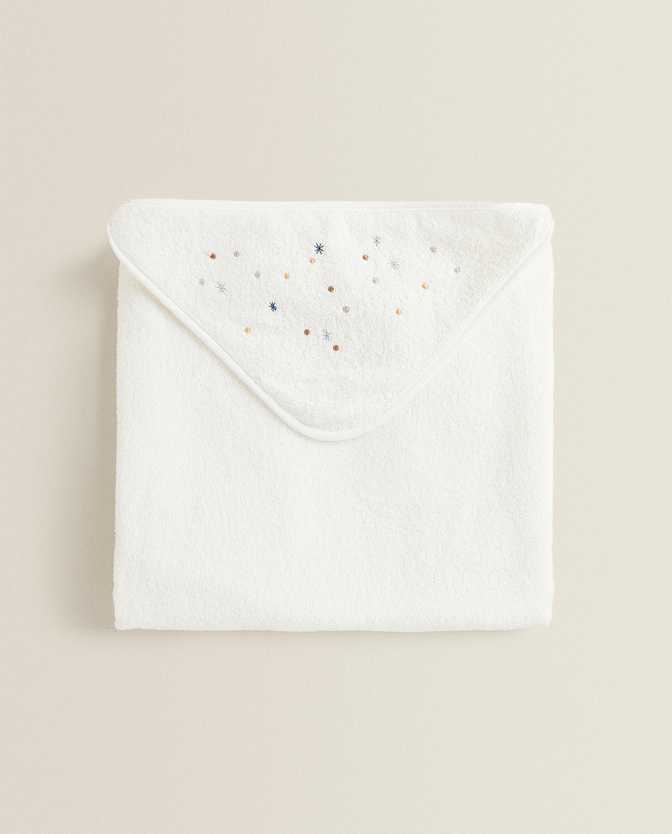 Toalla Capucha Estrellas Multicolor New In Zara Home Zara Home Colombia