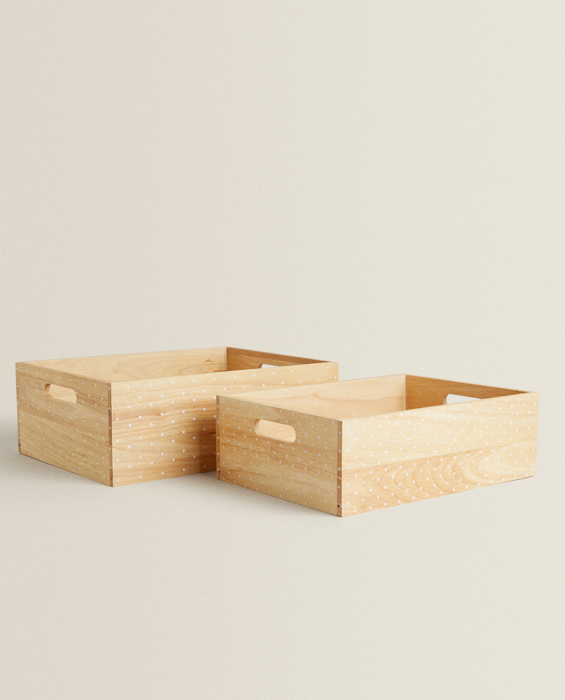 RECTANGULAR WOODEN BOX - Baskets and boxes - - KIDS | Zara Беларусь /
