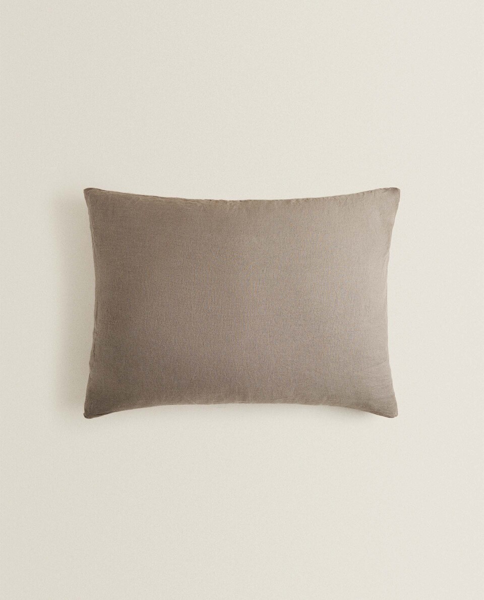 XXL WASHED LINEN THROW PILLOW COVER