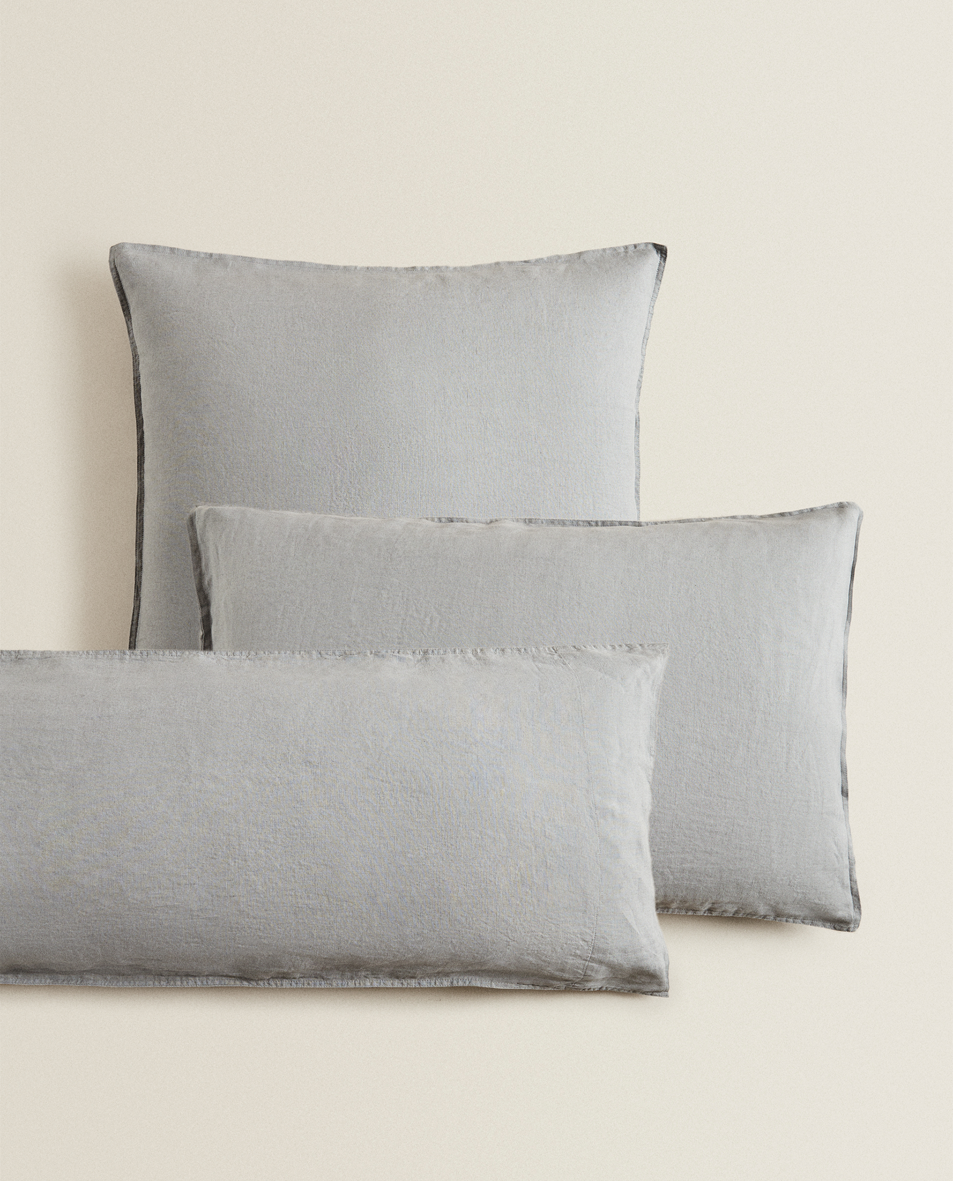 washed linen pillowcases