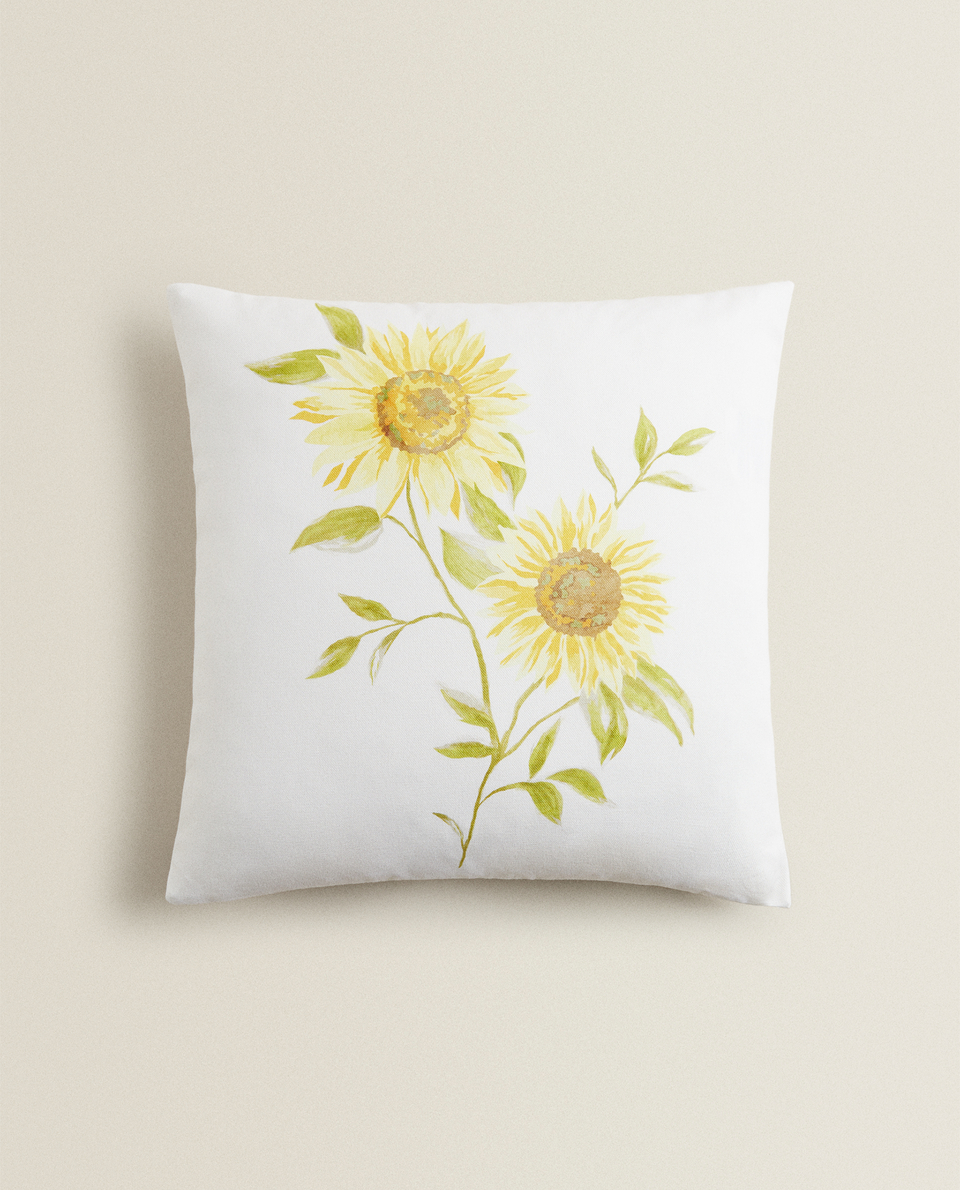 SUNFLOWERS CUSHION COVER