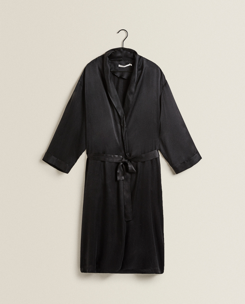 CUPRO DRESSING GOWN