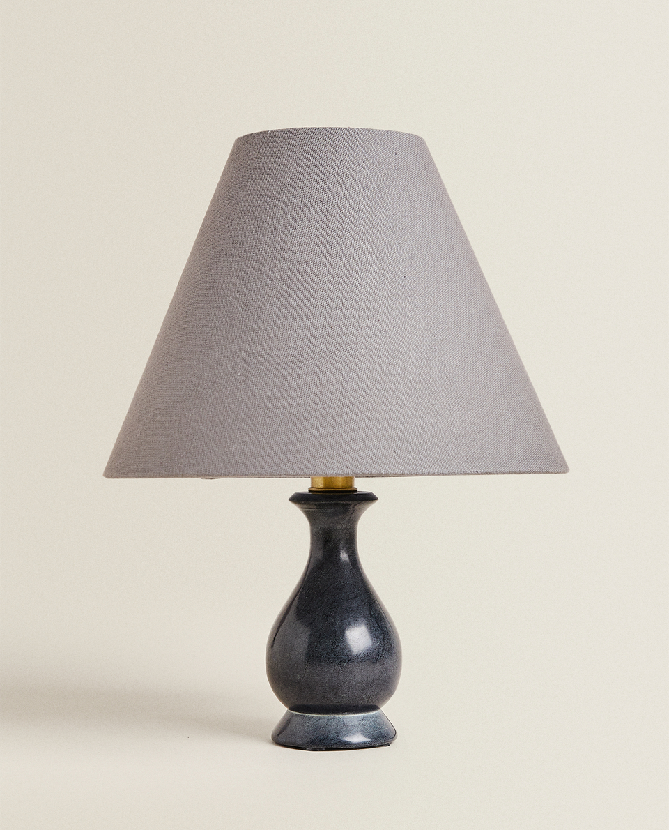 LAMP WITH GREY BASE