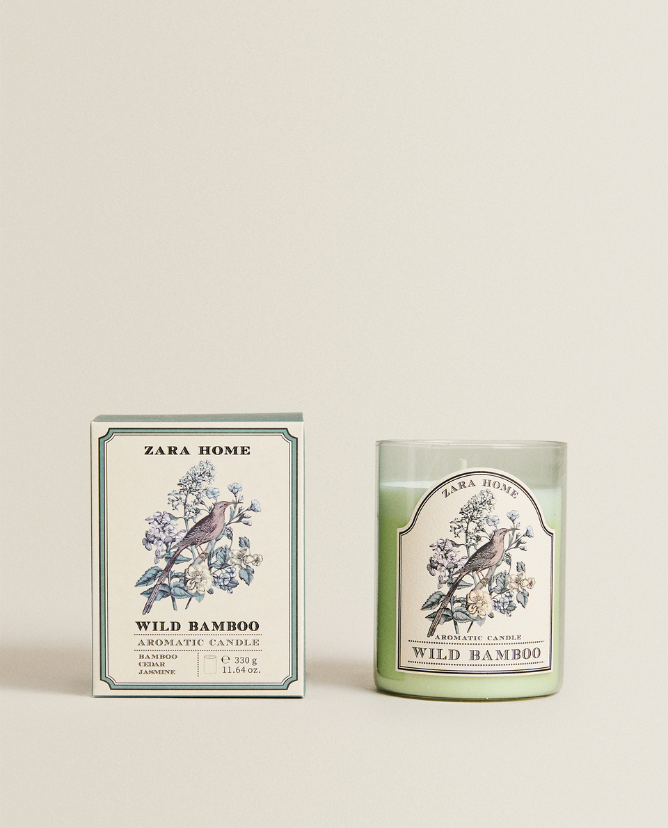 (330 G) WILD BAMBOO SCENTED CANDLE