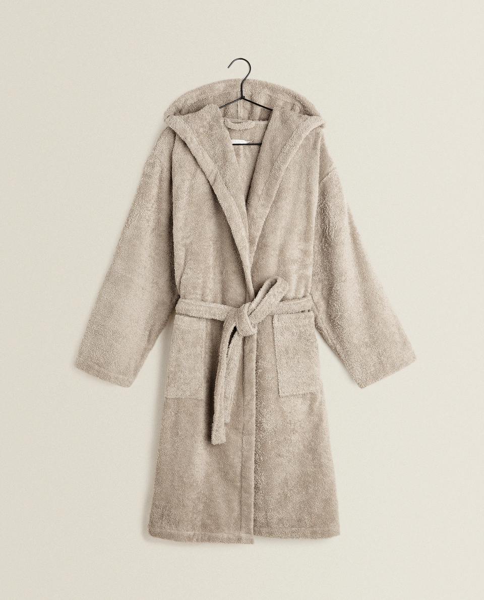 zara home dressing gown