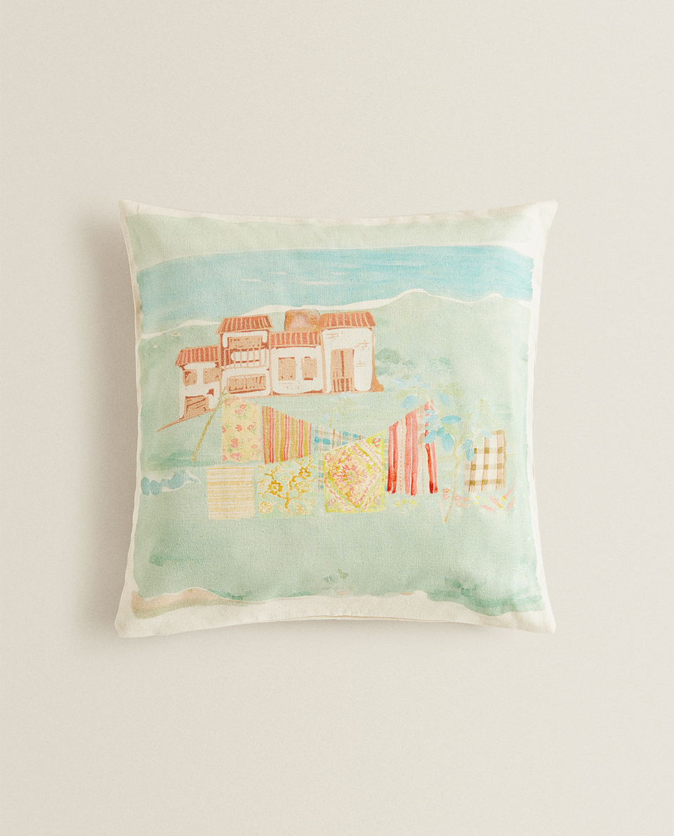 HOUSE THROW PILLOW COVER