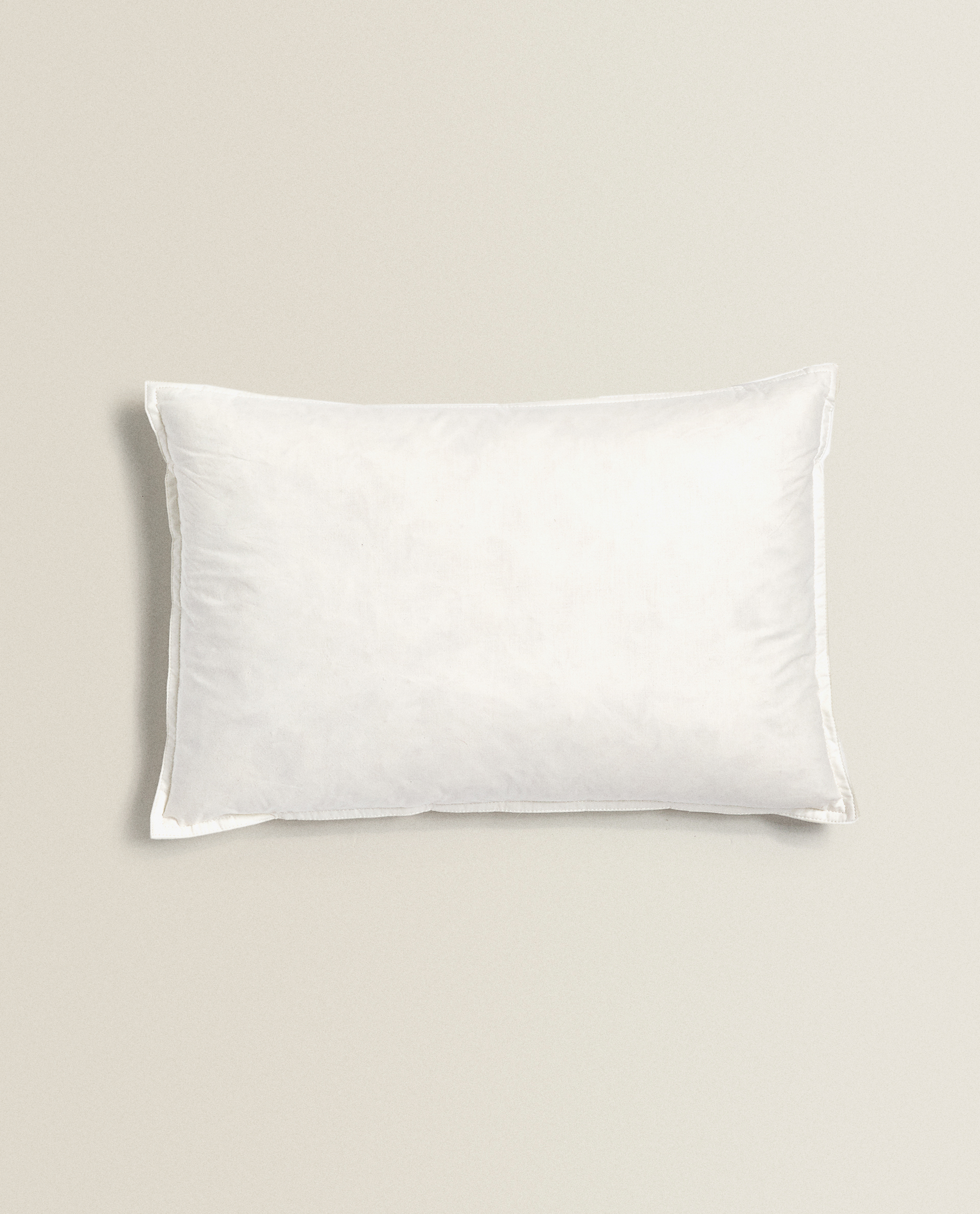 white feather cushion
