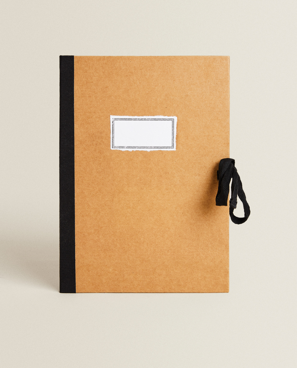 NOTEBOOK WITH CARDBOARD COVER