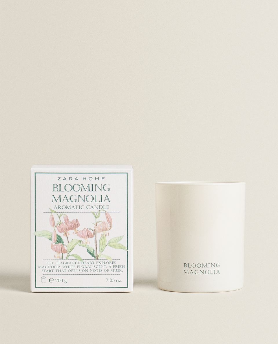 (200 G) BLOOMING MAGNOLIA SCENTED CANDLE