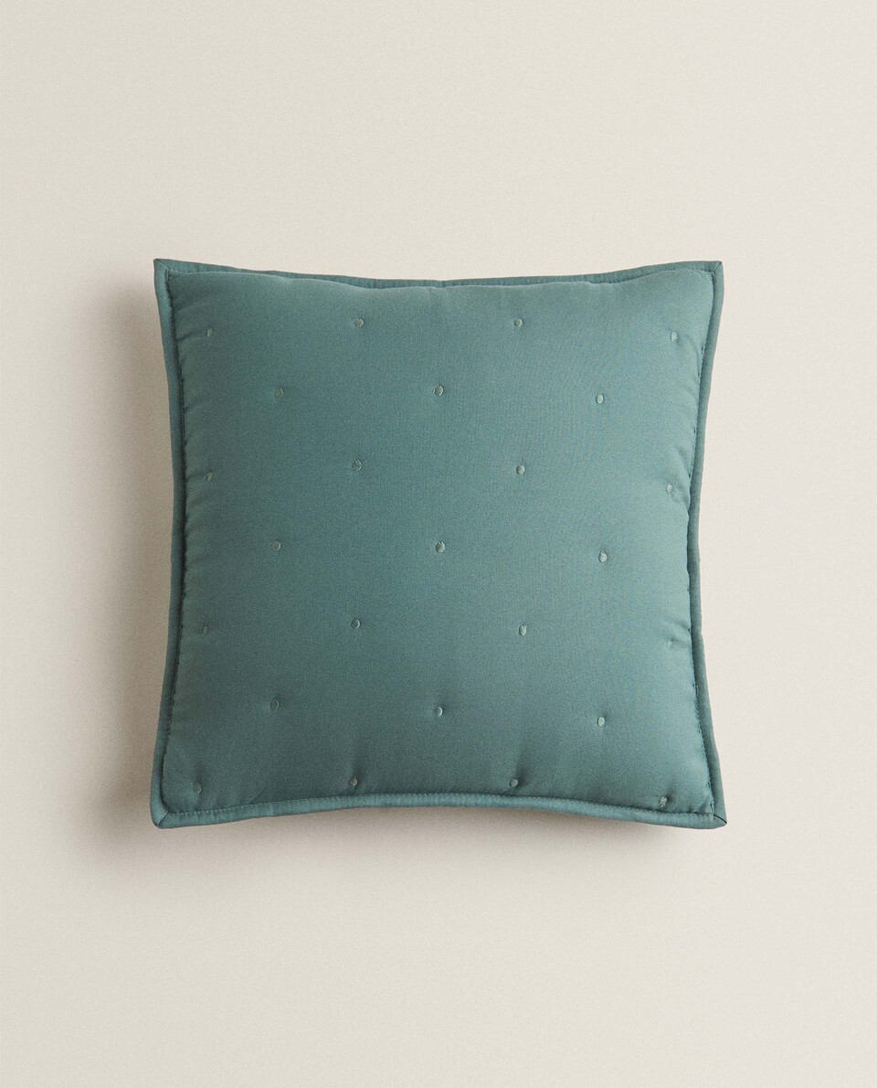 REVERSIBLE QUILTED CUSHION COVER