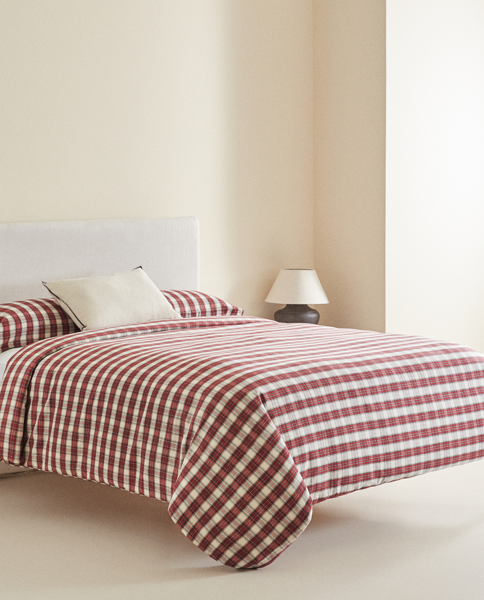 NARNI per letto da 105 x 190//200 copripiumino da 180 Copripiumino con stampa geometrica grigia
