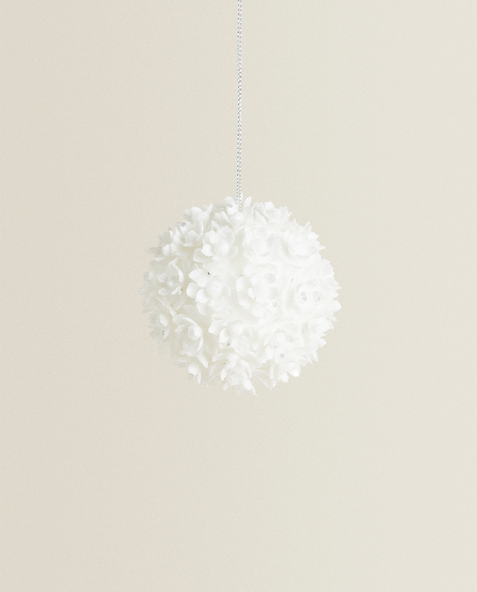 FLORAL CHRISTMAS BAUBLE