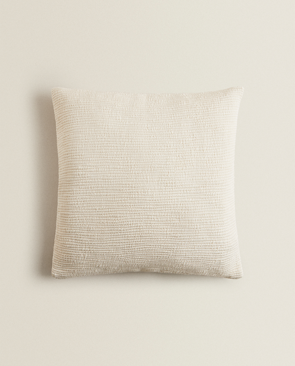 TEXTURED THROW PILLOW COVER