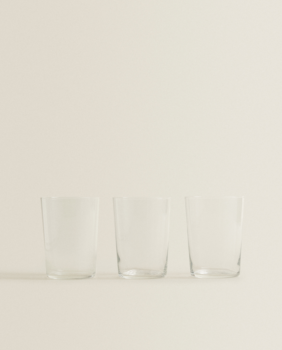 3-PACK SOFT DRINK GLASS TUMBLERS