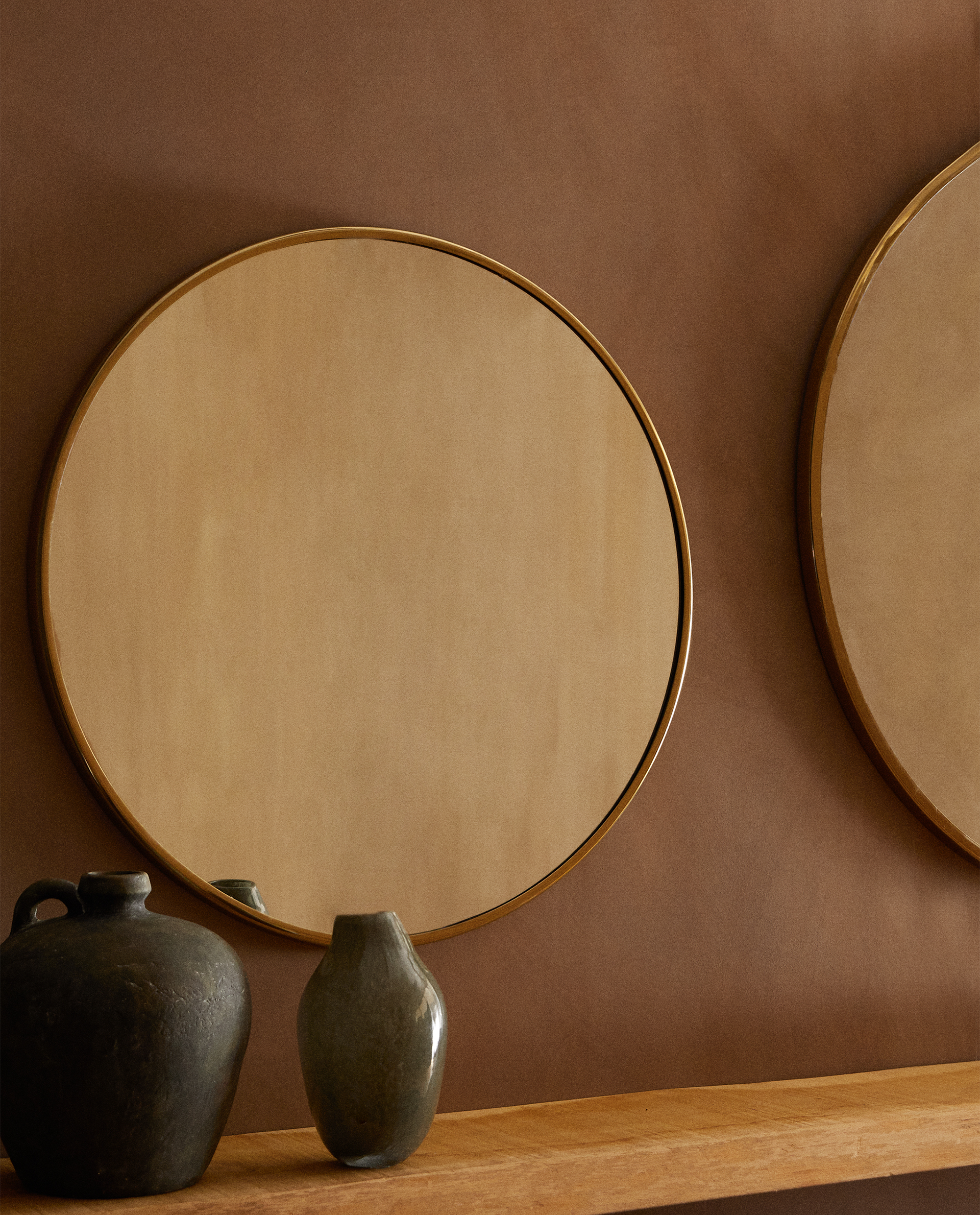 Gold Frame Mirror Vases Living Room Zara Home Germany