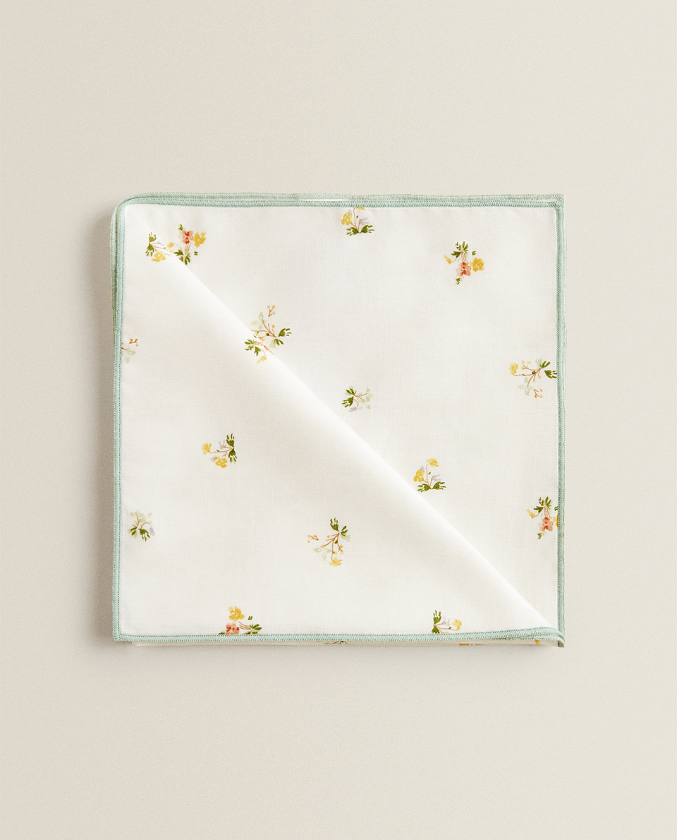 NAPKIN WITH MINI FLORAL PRINT (PACK OF 2)