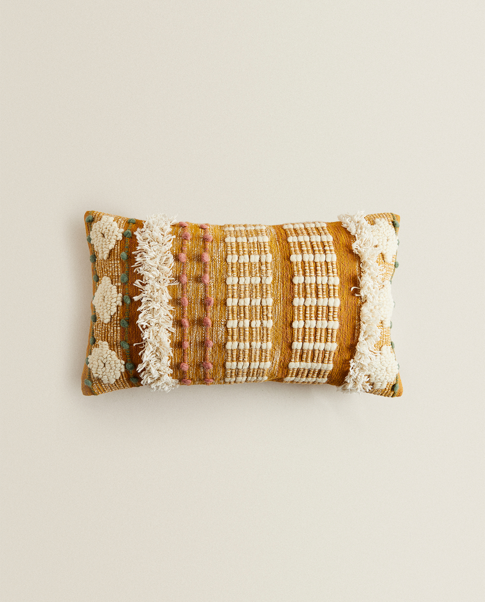 KNOTTED CUSHION COVER
