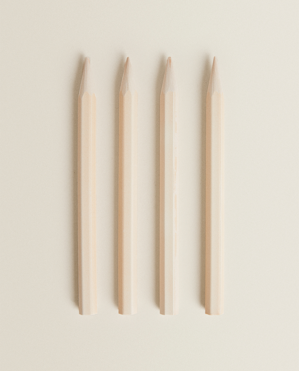 GINGERBREAD SCENTED PENCILS (PACK OF 4)