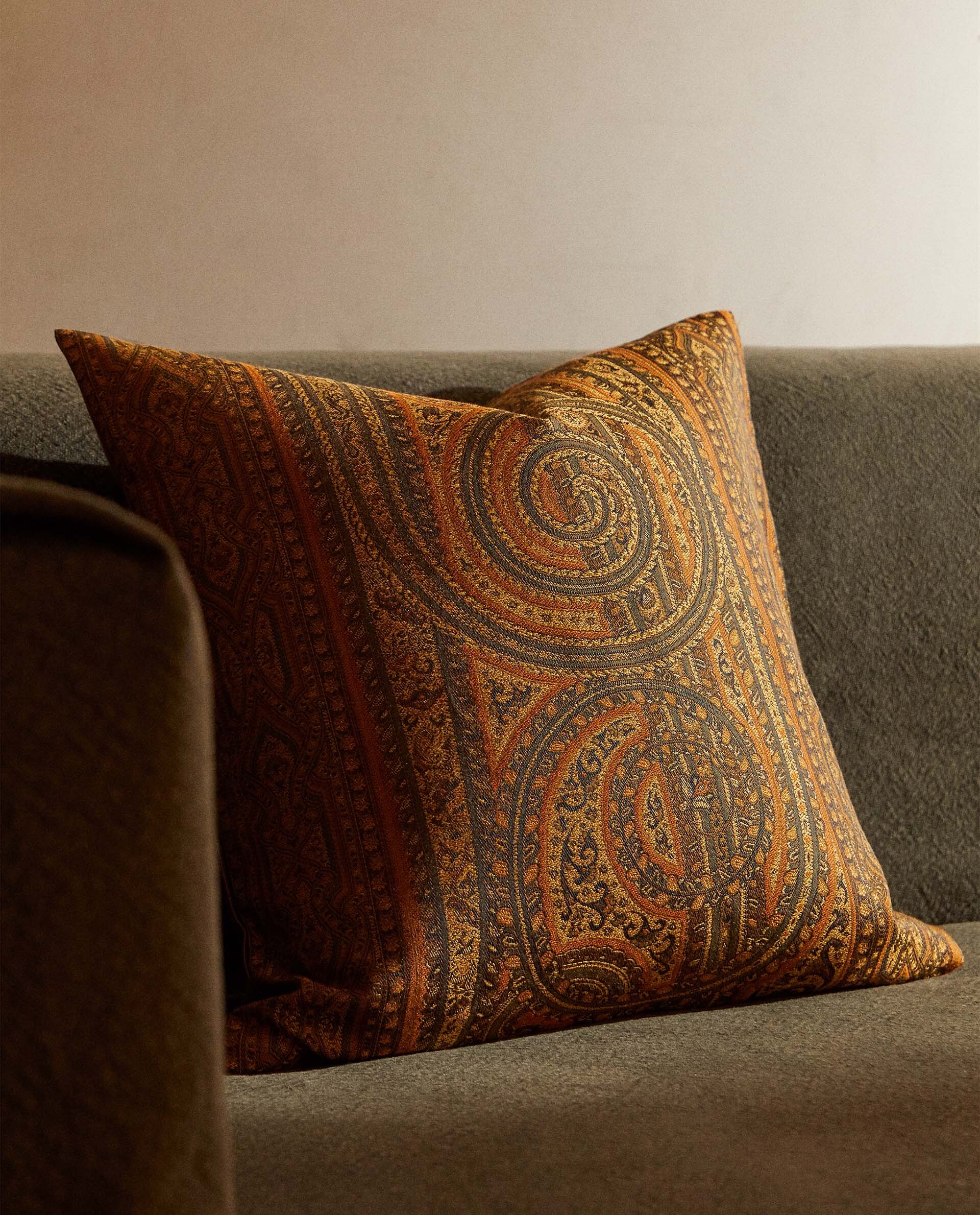 paisley throw pillows